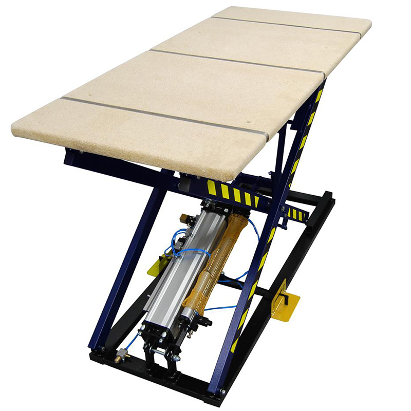 Pneumatic lift table